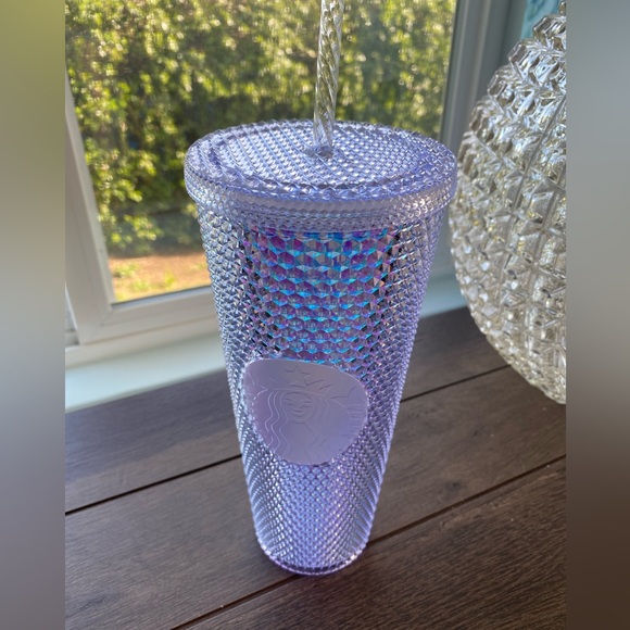 Unicorn Starbucks Iridescent Bling Studded Starbucks Venti Tumbler & Key Chain - Picture 6 of 13
